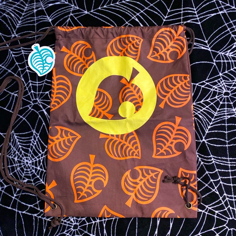 Animal Crossing drawstring backpack